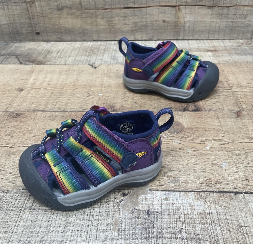 KEEN Sandals Girls Size 4 19 Multicolor Striped Fisherman toddler Water Shoes